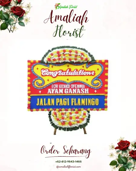 Sewa Papan Bunga Malendeng